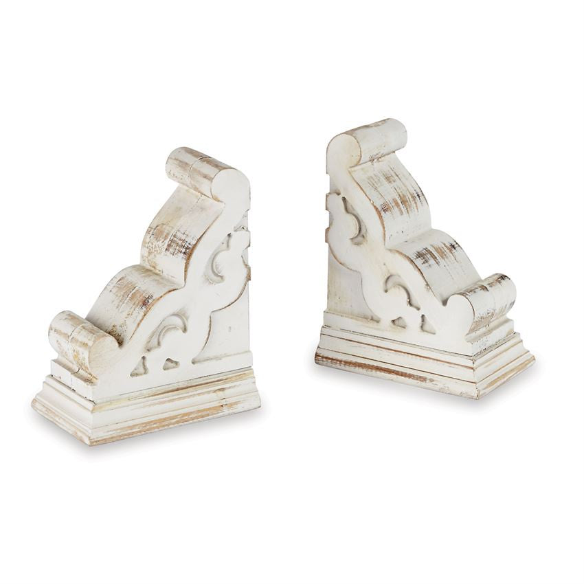 Corbel Bookends, Set of 2