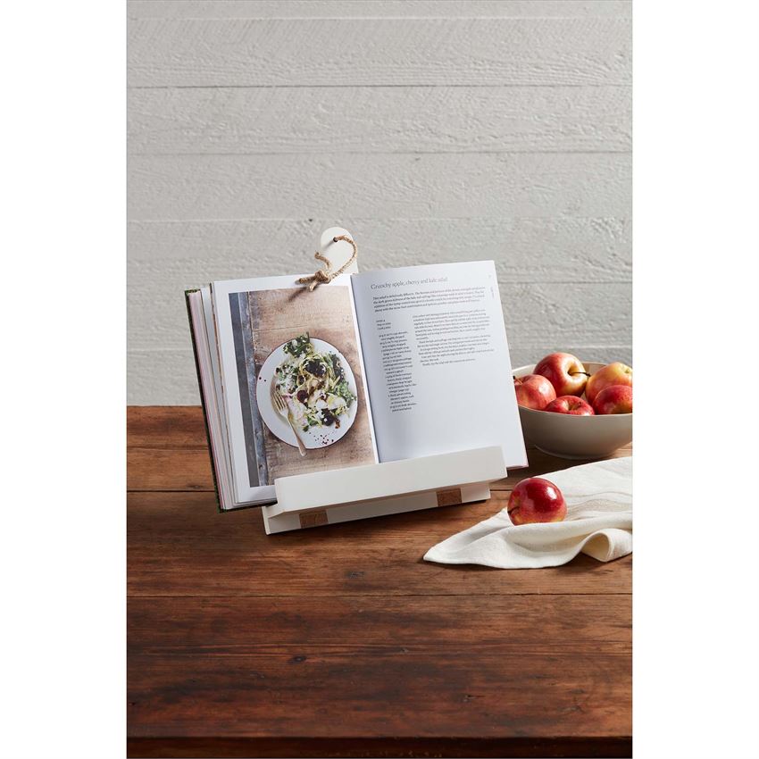 White Cookbook Holder