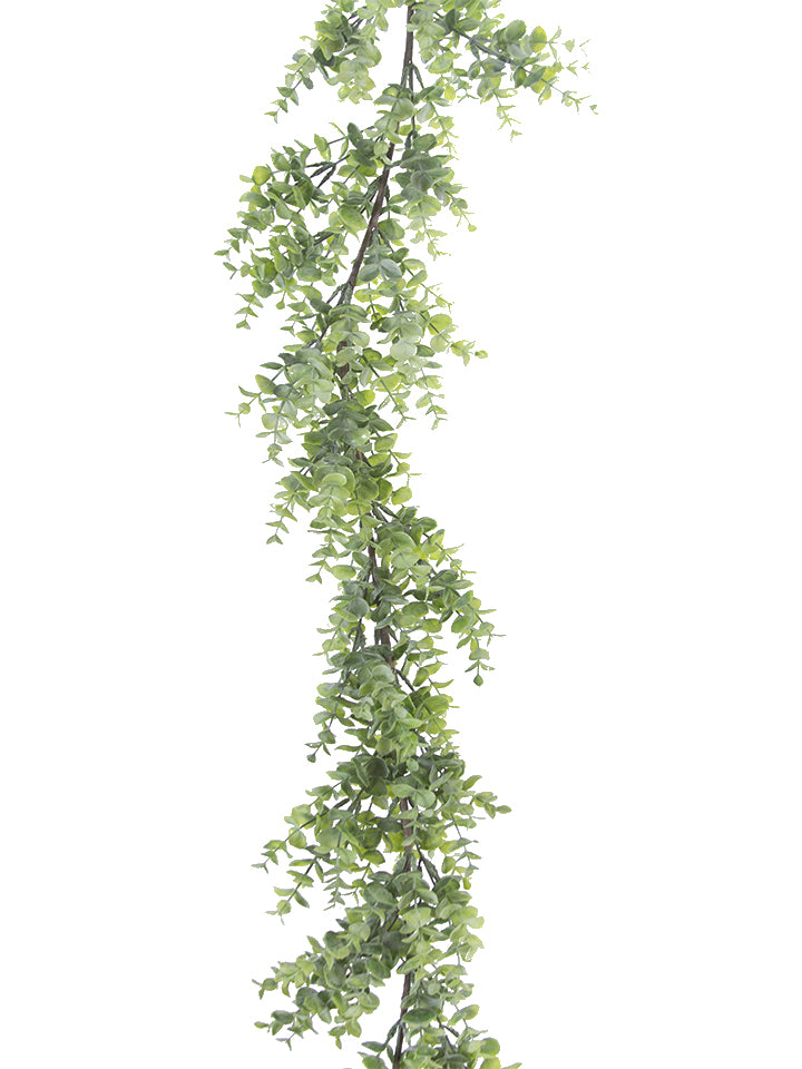7' Frosted Eucalyptus Garland