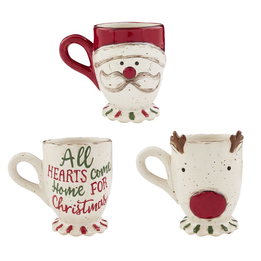 Farm Pedestal Christmas Mug (Various Styles)