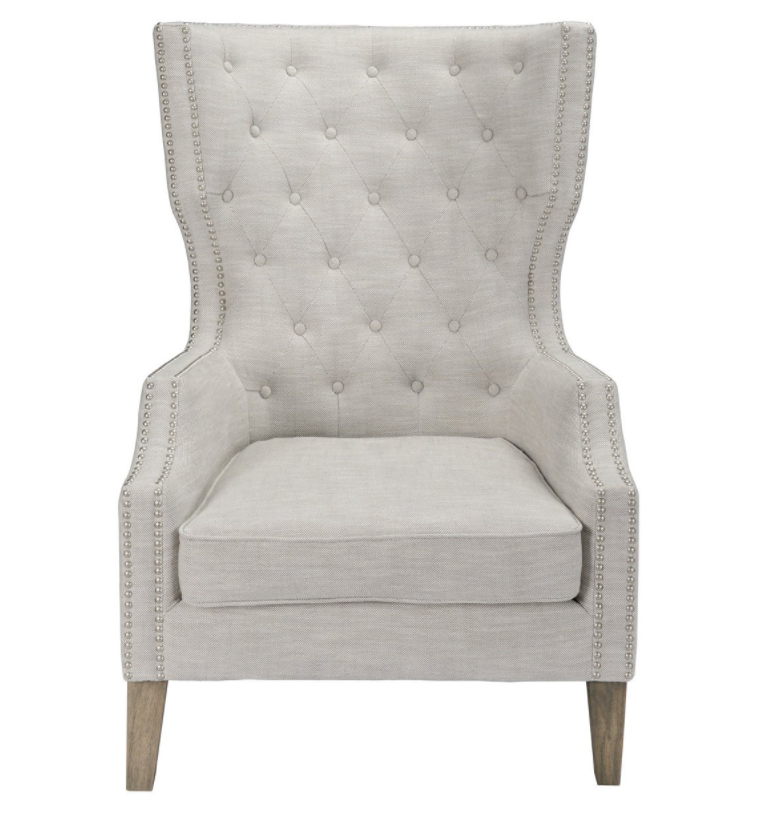 Gray Club Chair