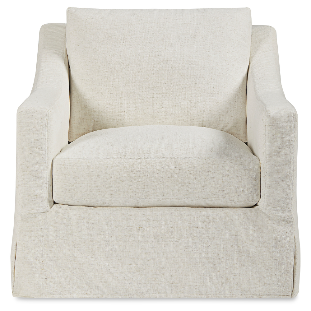Montclair Swivel Chair, Nomad Snow