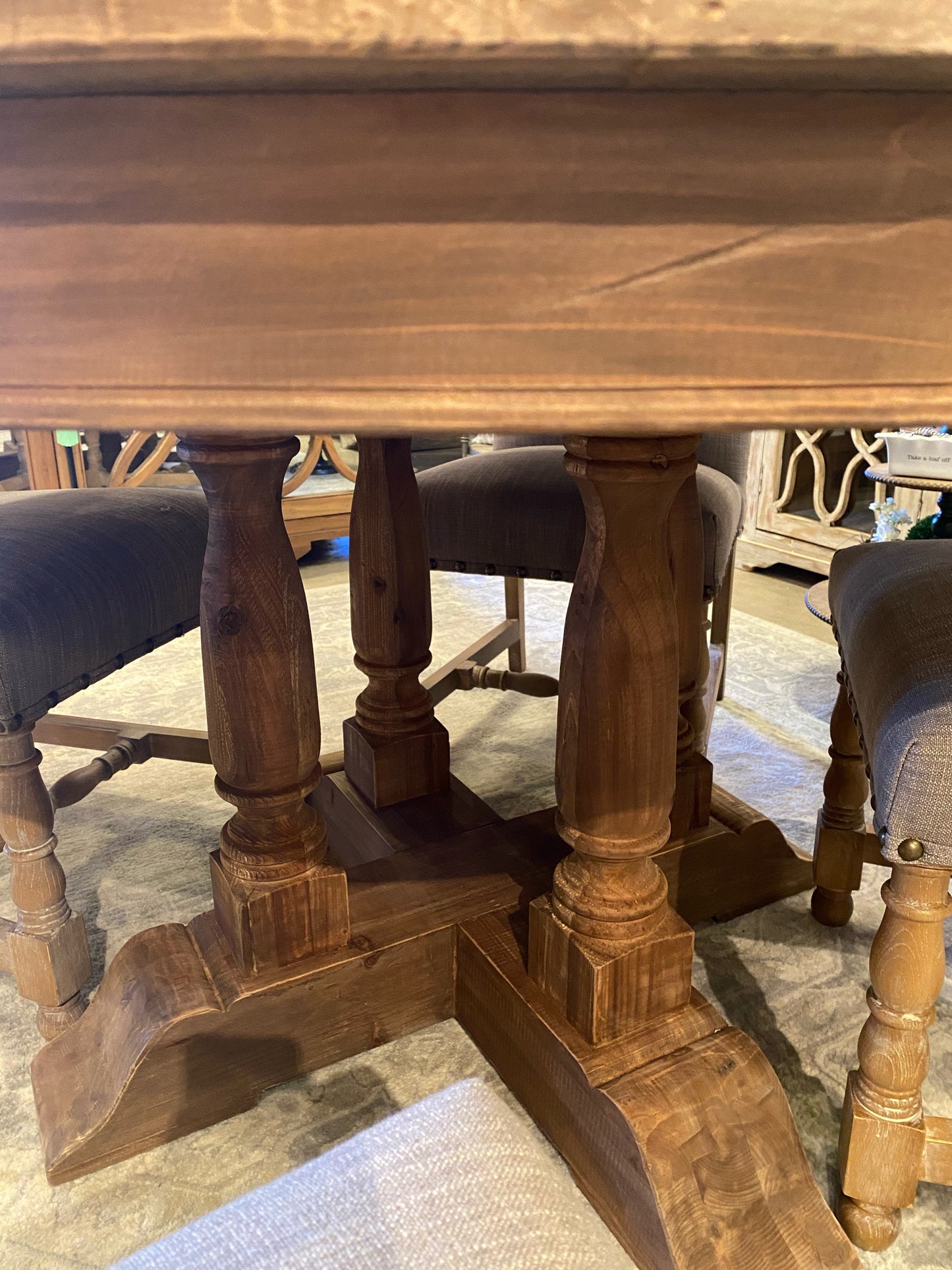 Penelope 55" Parquet Dining Table