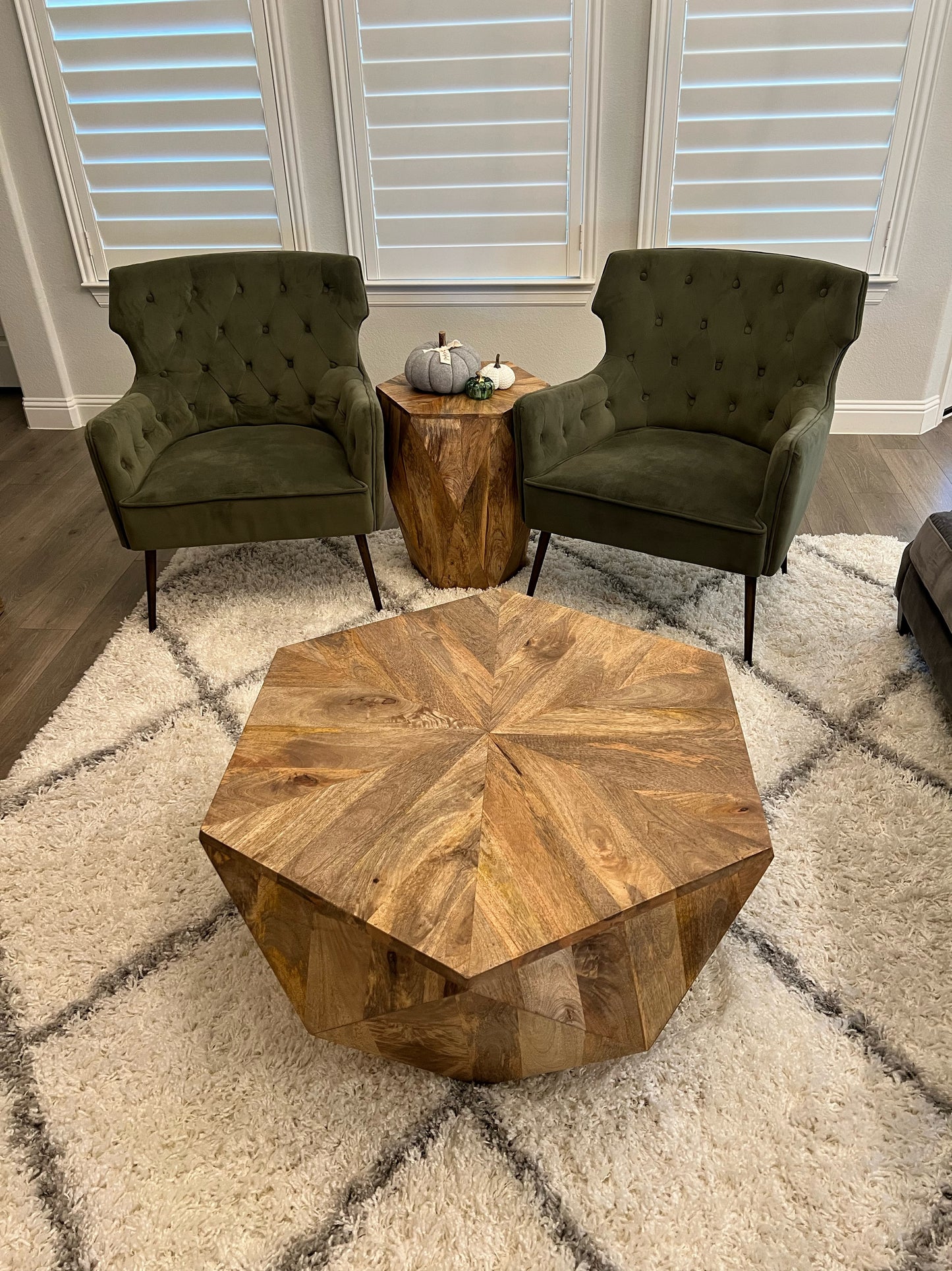 Hexagon Cocktail Table