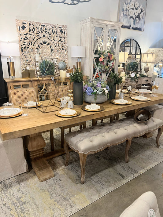 Denver 10' Solid Elm Dining Table