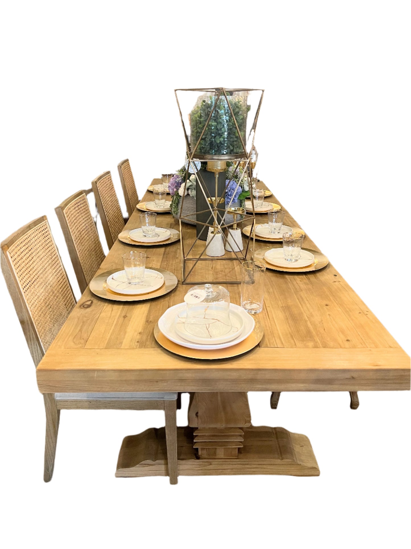 Denver 10' Solid Elm Dining Table