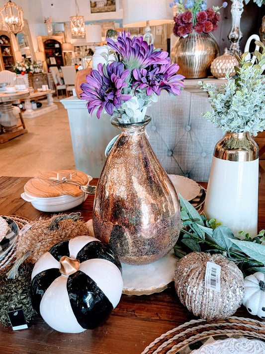 Gold Glass Vase (Various Sizes)