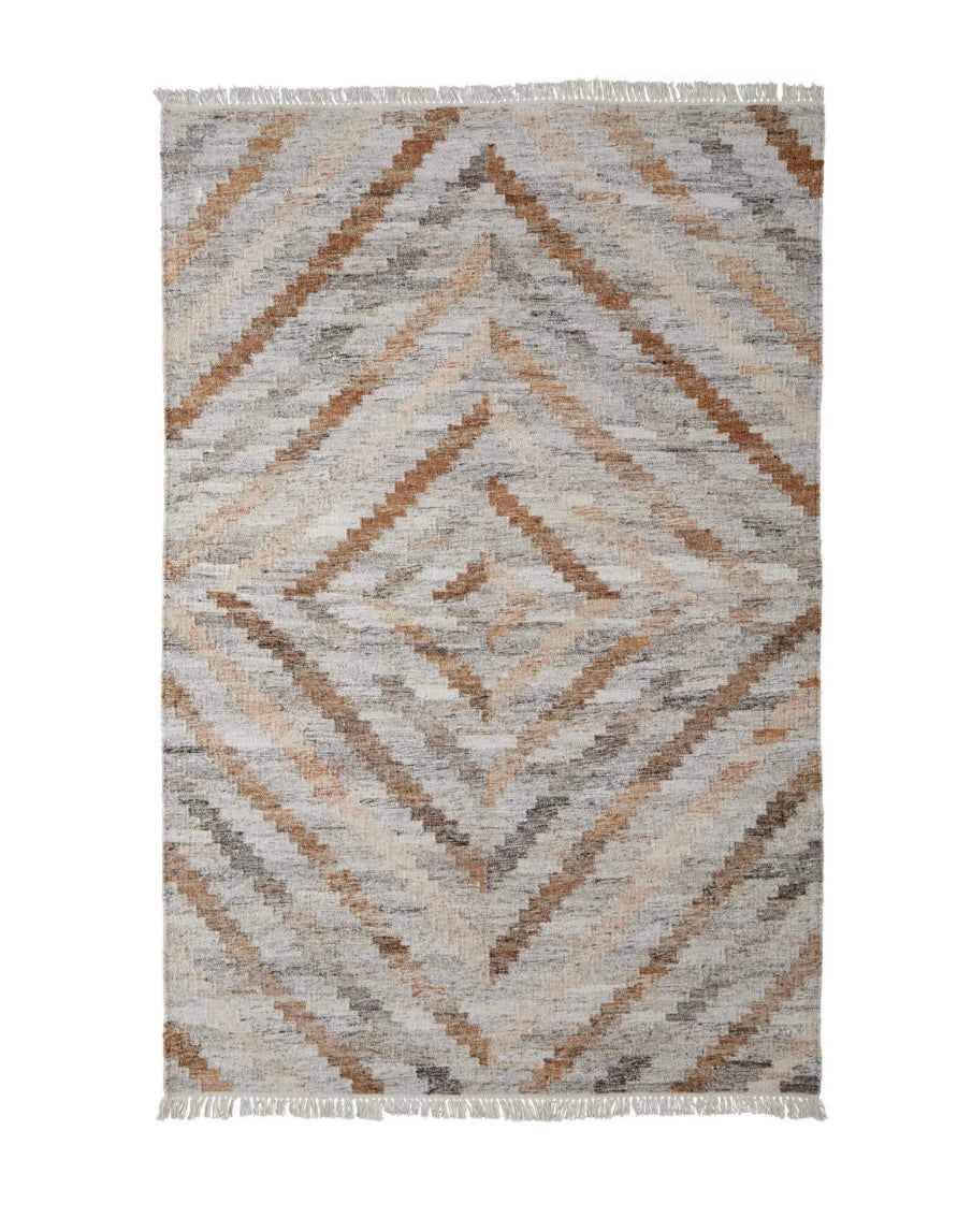 Beckett Rug, Tan/Gray (Various Sizes)