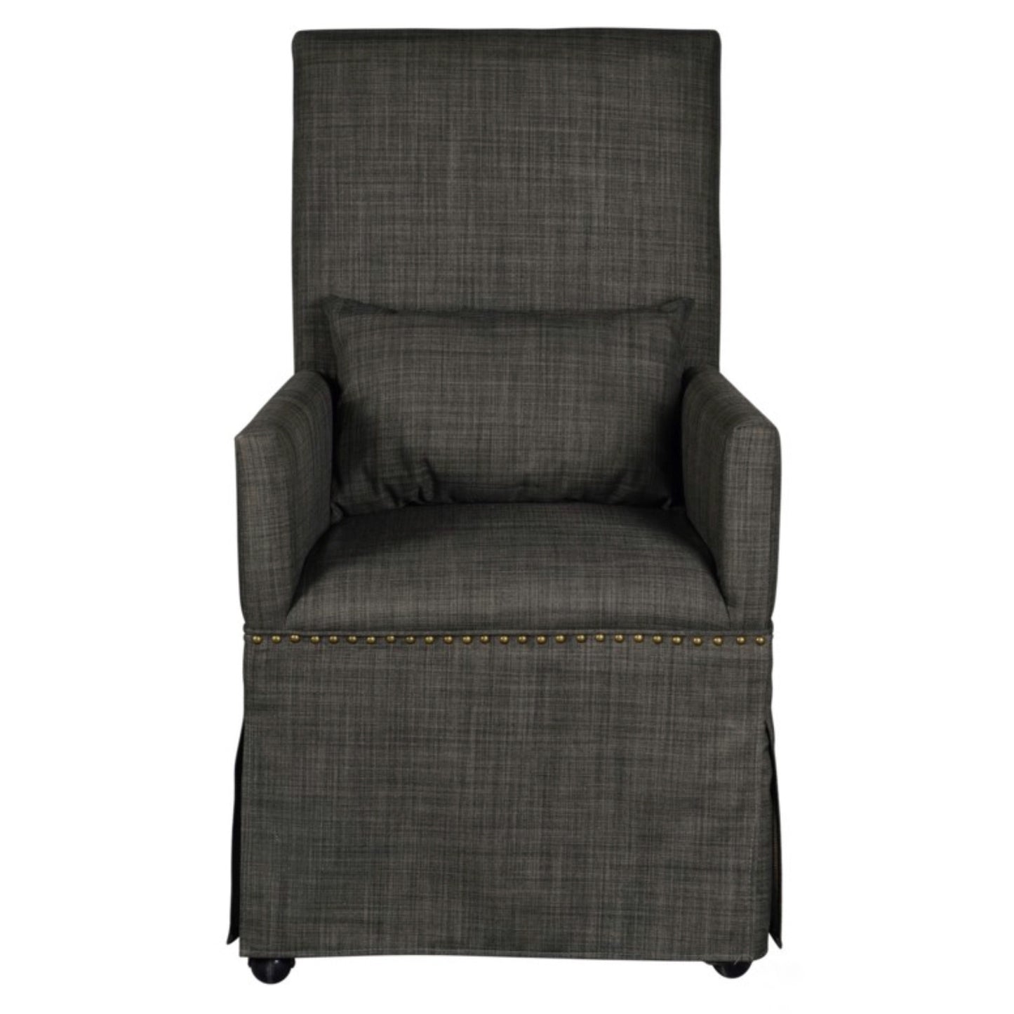 Rolling Dining Chair, Charcoal