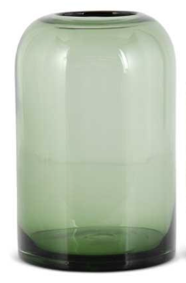 Green Transparent Glass Vase (Various Sizes)