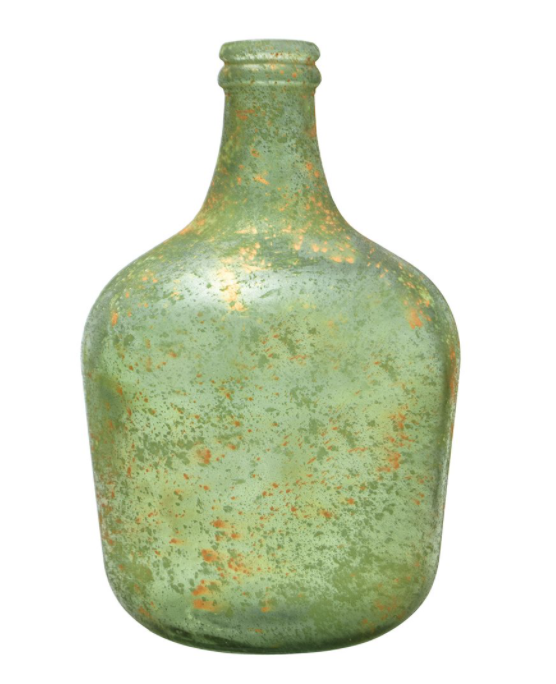 Green Bottle Vase