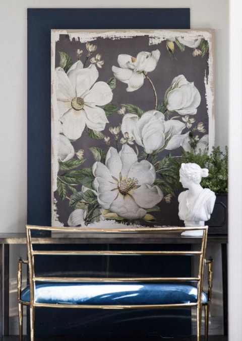 Magnolia Canvas Painting