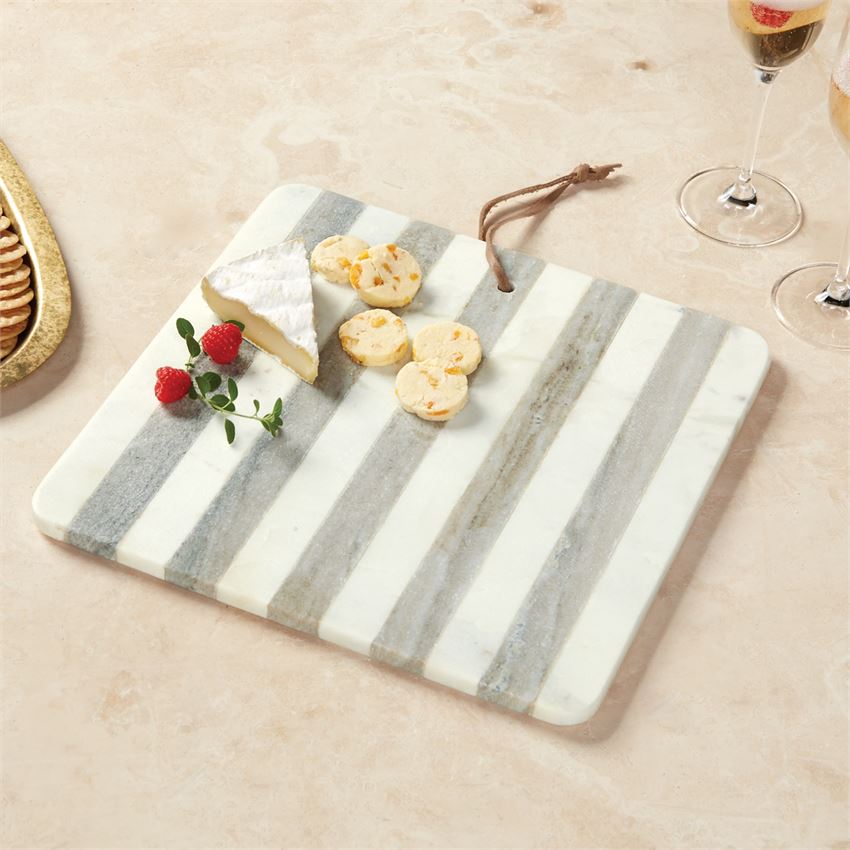 Grey Marble Striped Board