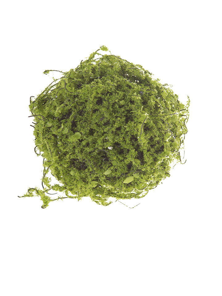 6" Mossy Twig Ball, Green
