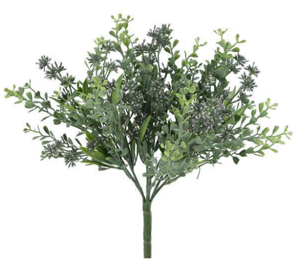 12" Seeded Mini Leaf Bush
