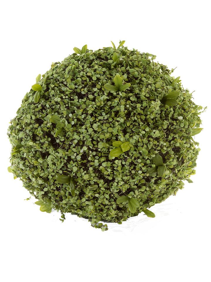 6” Twig Berry Ball with Leaves