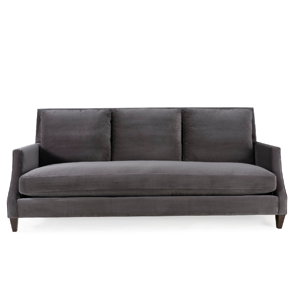 Jordan Sofa, Vintage Velvet Charcoal