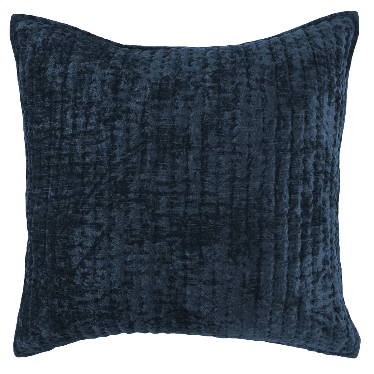 Bari Velvet Euro Sham, Ocean Blue