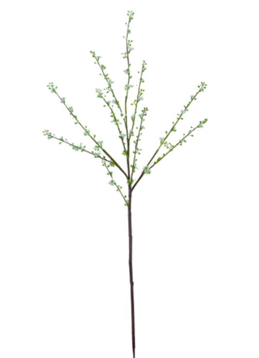 38" Winter Jasmine Spray, Light Green