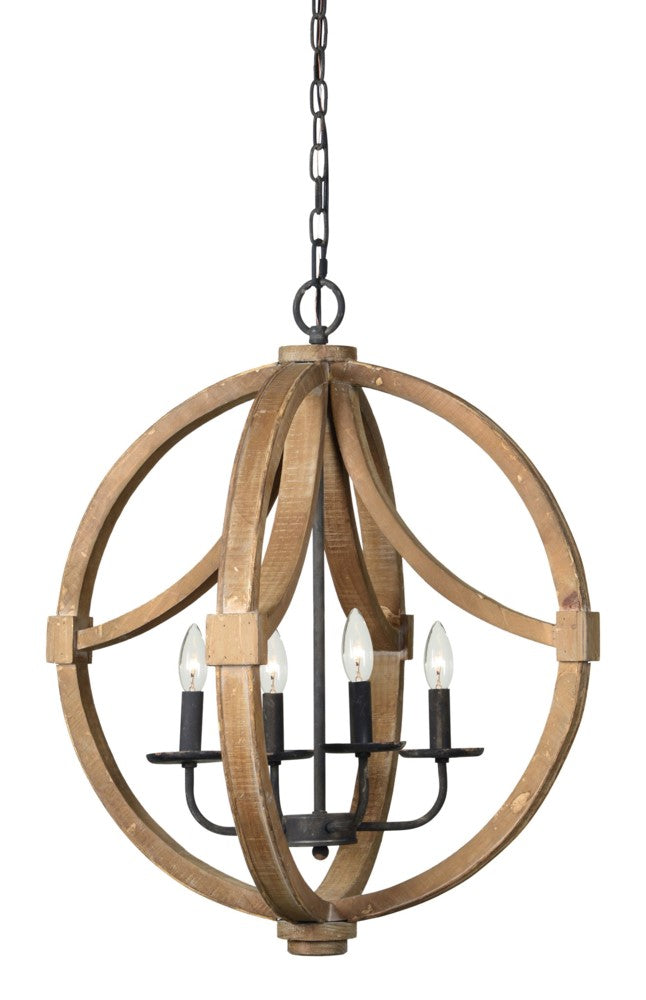 Wood Chandelier