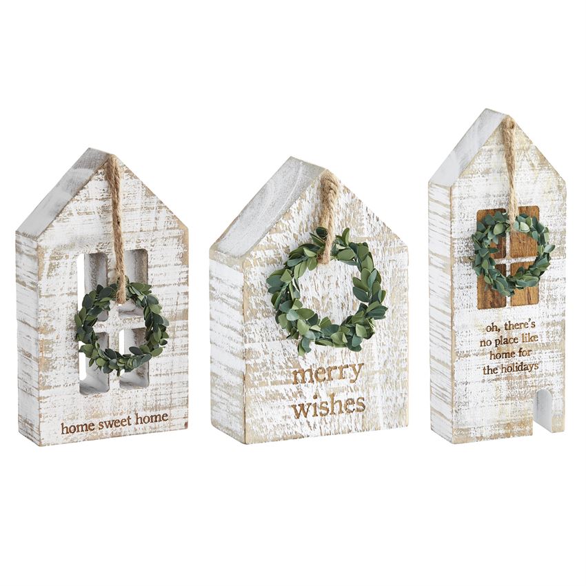 Wreath Home Plaque (Various Styles)