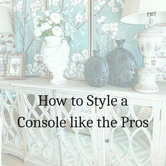 How to Style a Console like the Pros