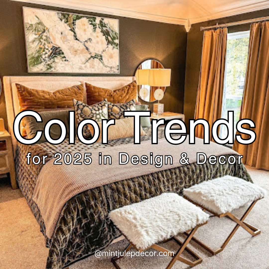 Color Trends for 2025 in Design & Decor