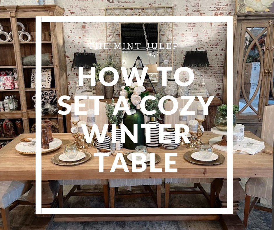 How to Set a Cozy Winter Table