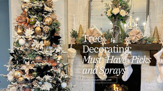 Tree Decorating: Must Have Picks and Sprays