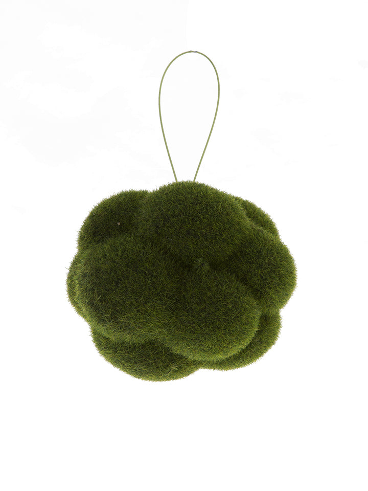 5" Lichen Moss Ball, Green