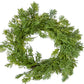 12" Cedar Pine Wreath, Green