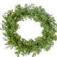 14" Green Cedar Wreath