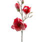32" Frosted Magnolia Spray, Red