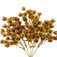 14" Mini Pine Bush, Gold