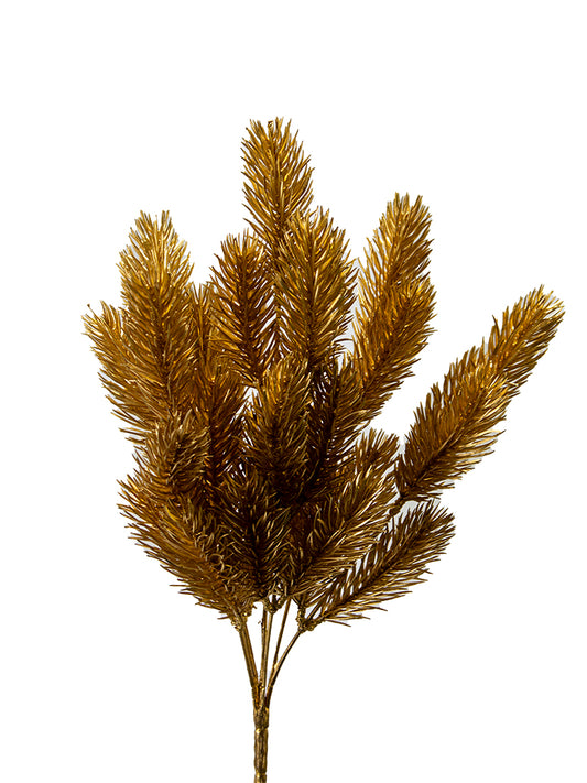 18" Pine Bush, Gold