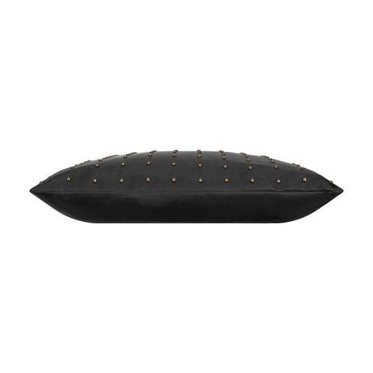 Riley Studded Black Pillow
