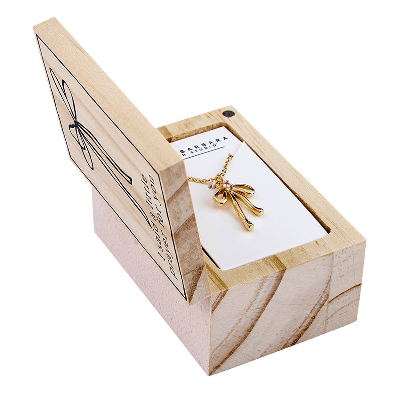 Treasure Box Bow Necklace, I Said a Little Prayer for You