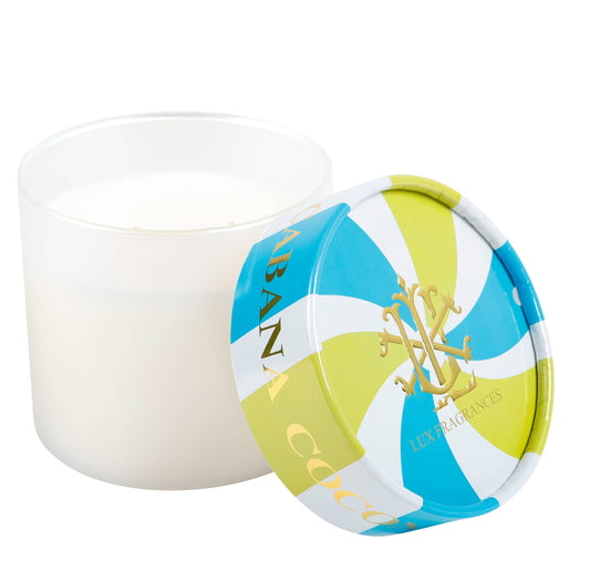 Coconut Cabana Candle w/ Decorative Lid