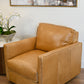 Bruno Brown Swivel Chair, Leather