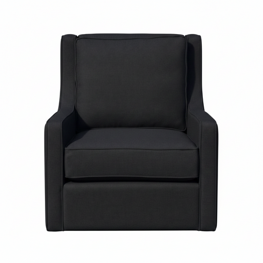 Becket Swivel Chair, Lifestyle Raven