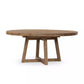 Eberwin Round Extension Dining Table, Natural