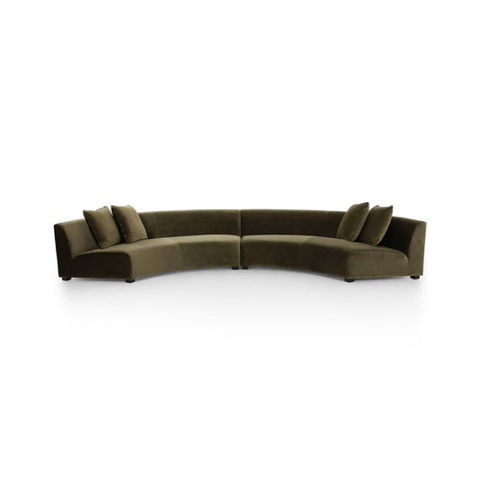 Liam Rounded Sectional Sofa