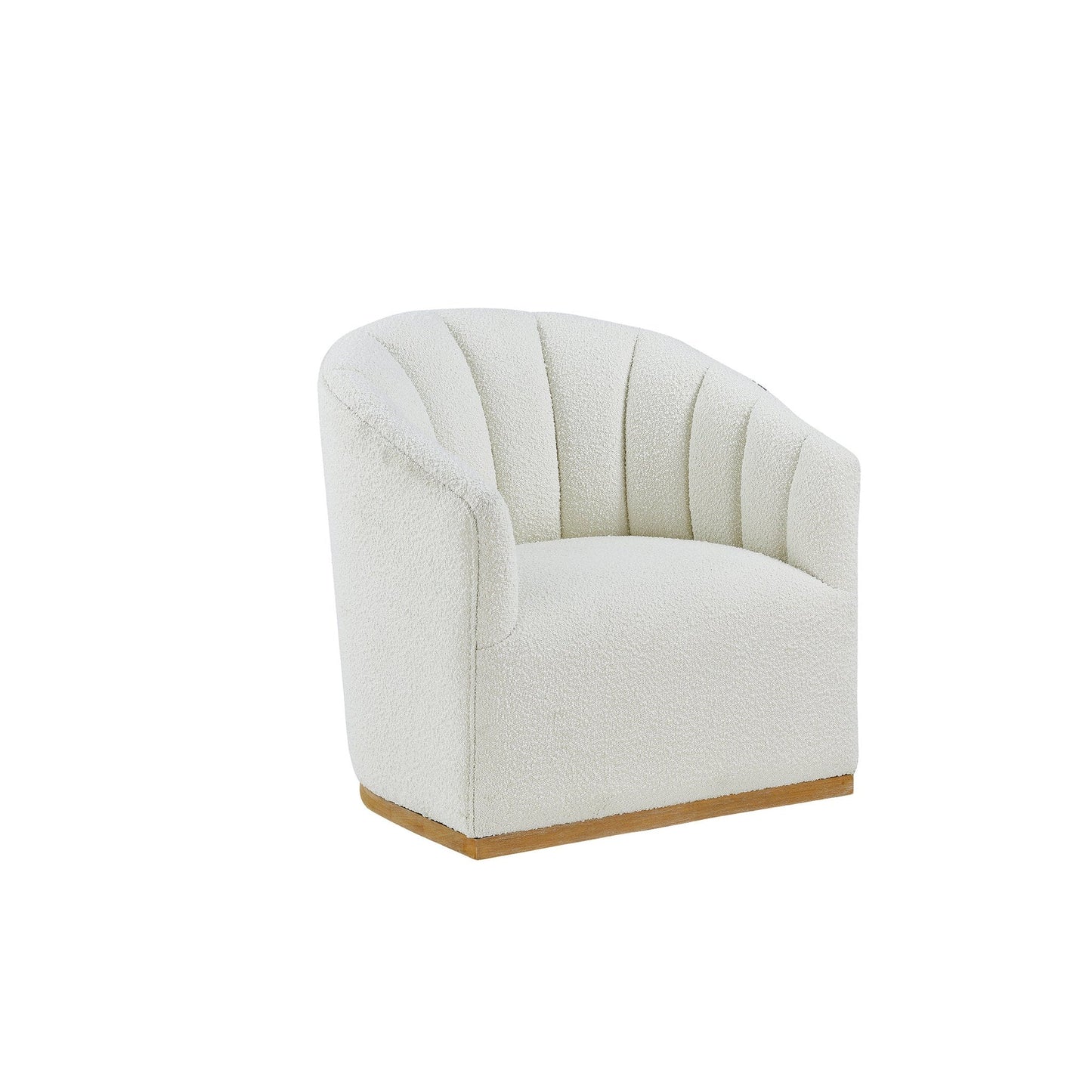 Boyd Swivel Chair, Ivory