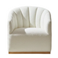 Boyd Swivel Chair, Ivory