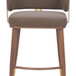 Brue Counter Stool, Brown & Walnut
