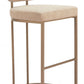 Valor Counter Stool, Beige & Gold