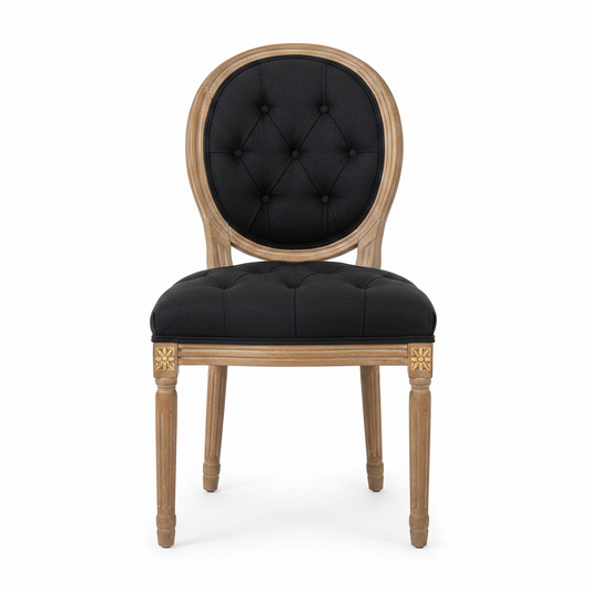 Meg Tufted Side Chair, Urban Bark