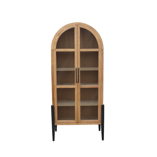 Artie Tall Rounded Display Cabinet