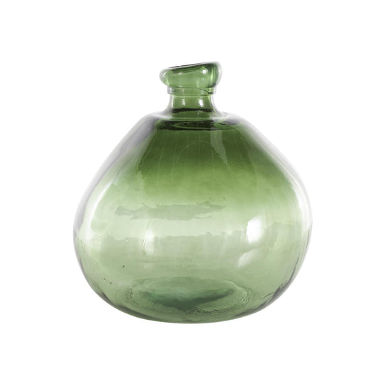 Green Ombre Spanish Bottle Vase