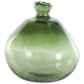 Green Ombre Spanish Bottle Vase